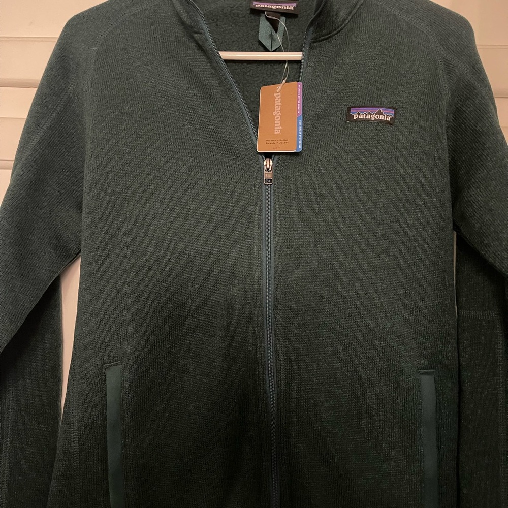 Patagonia Forest Green Better Sweater Zip-Up